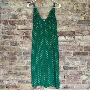 Reformation Green Sundress Midi